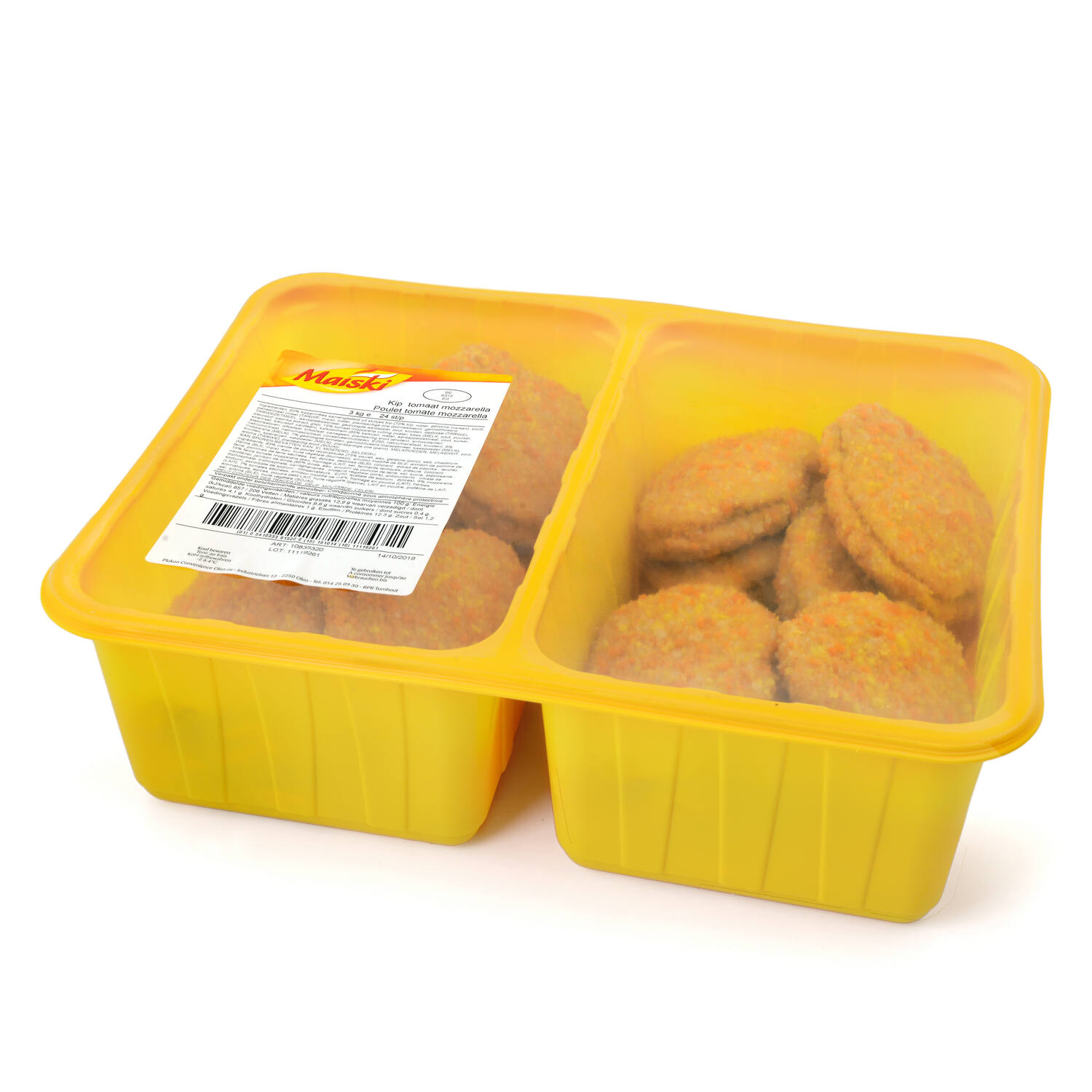 KIP TOMAAT/MOZZARELLA  24x125gr  MAISKI
